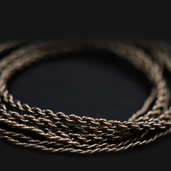 Kabel vylepšující zvuk pro sluchátka KZ ZS5 ZS6 ZS3 ZS10 měděný cable a